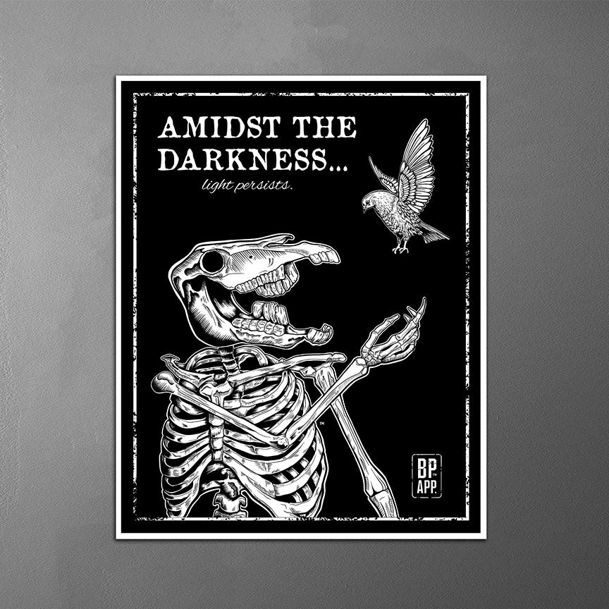 Amidst the Darkness – Art Print